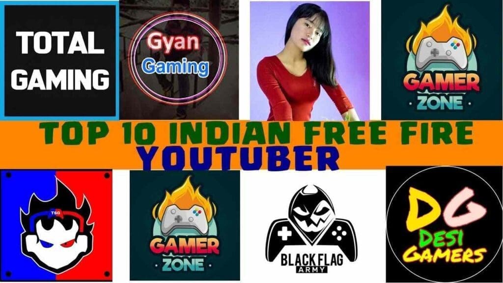 Garena Free Fire Youtuber in India 2023