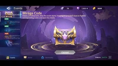 Mobile Legends Mirage Code 