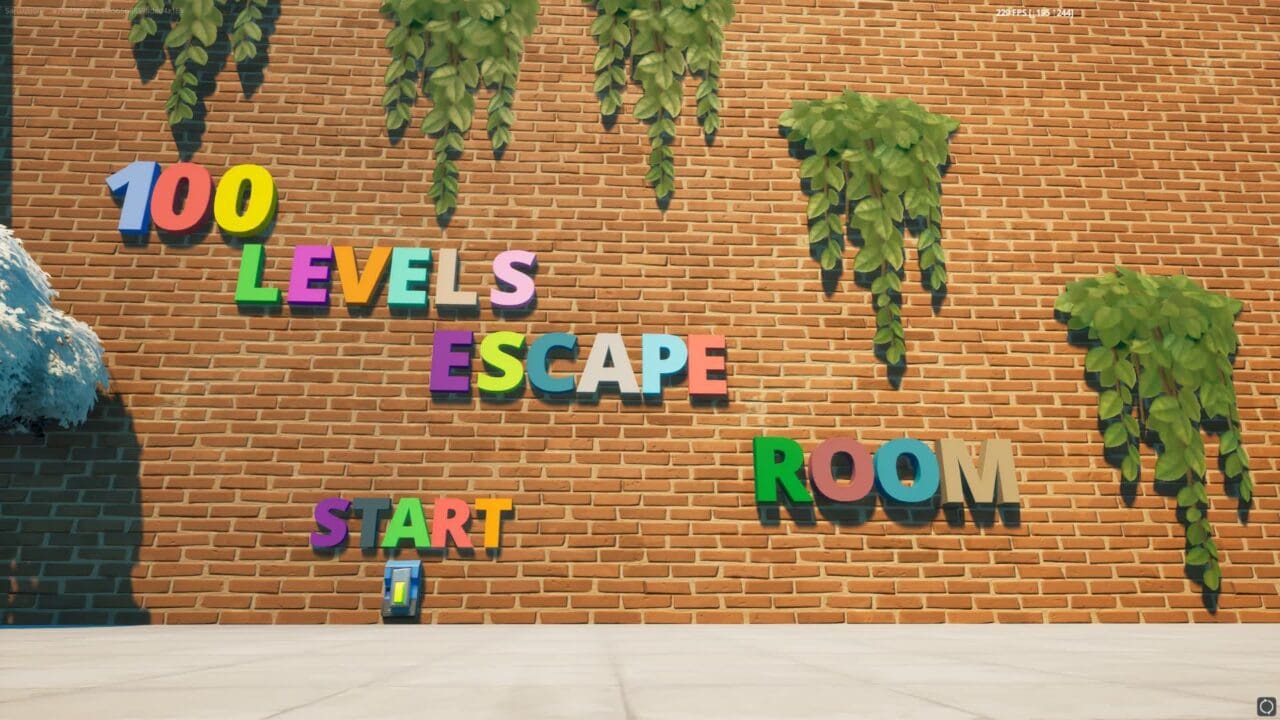 100 level escape room fortnite