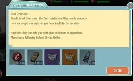 Fallout Shelter Redeem Codes 