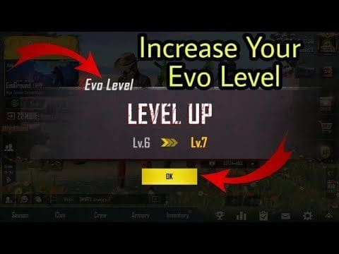 How to Increase Evo Level In BGMI