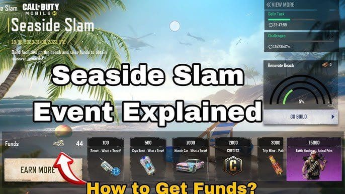 Seaside Slam Event COD Mobile