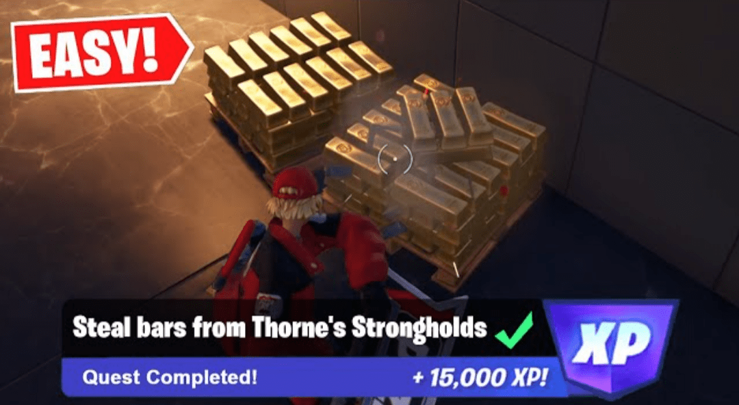 Steal bars from Thorne's Strongholds 