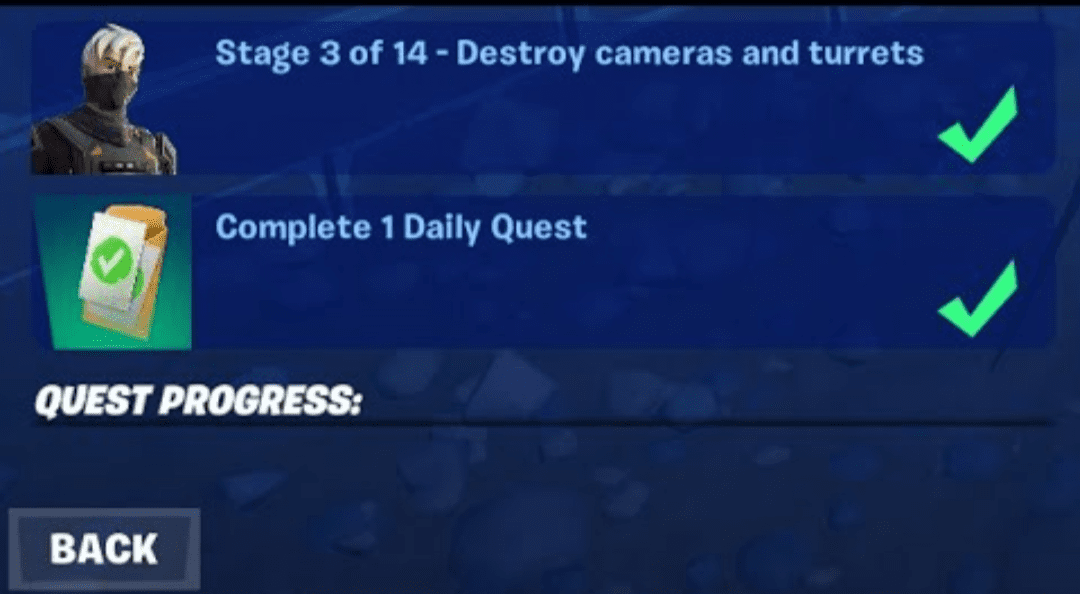 Destroy cameras or turrets within 90 seconds