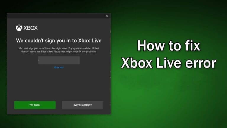 Xbox Live Error 80151912