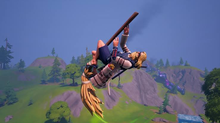 Travel Distance with a Witch Broom Fortnite 