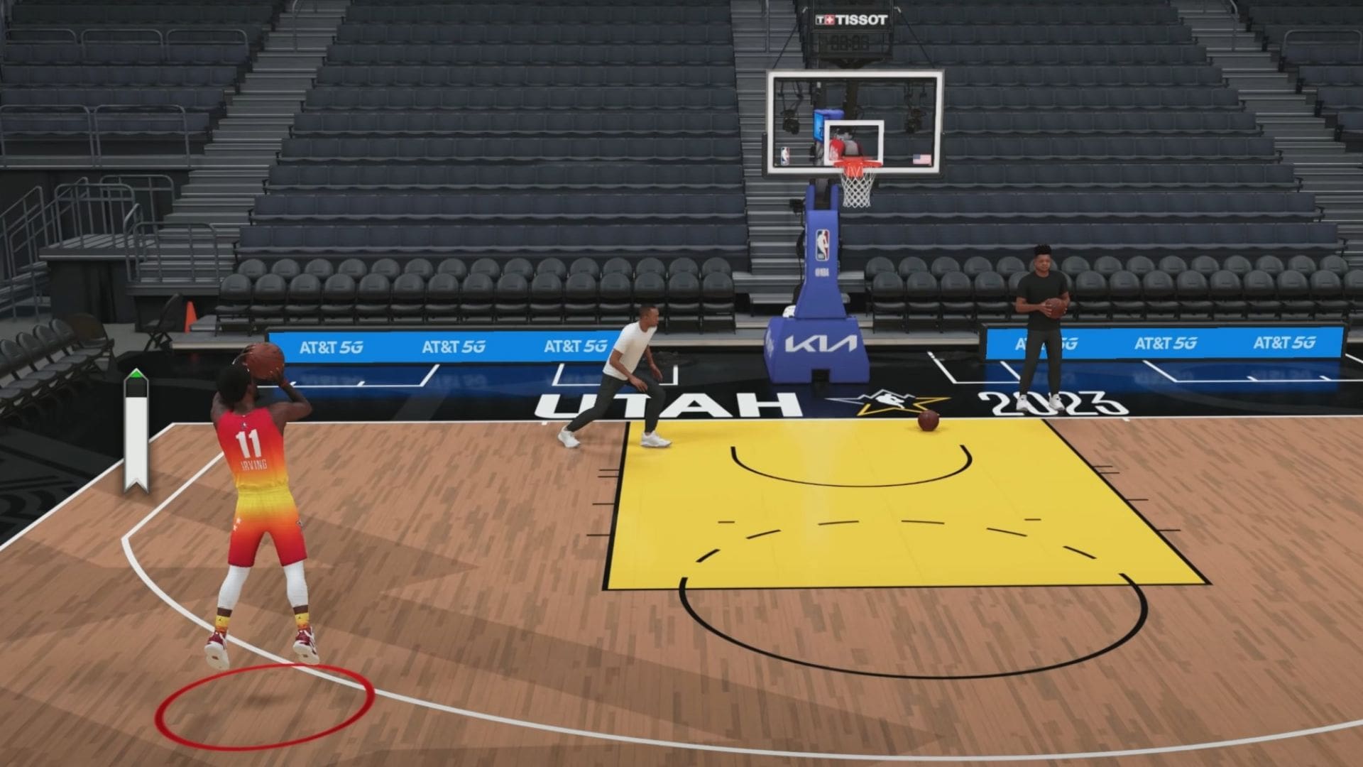 NBA 2k24 shot timing visual cue