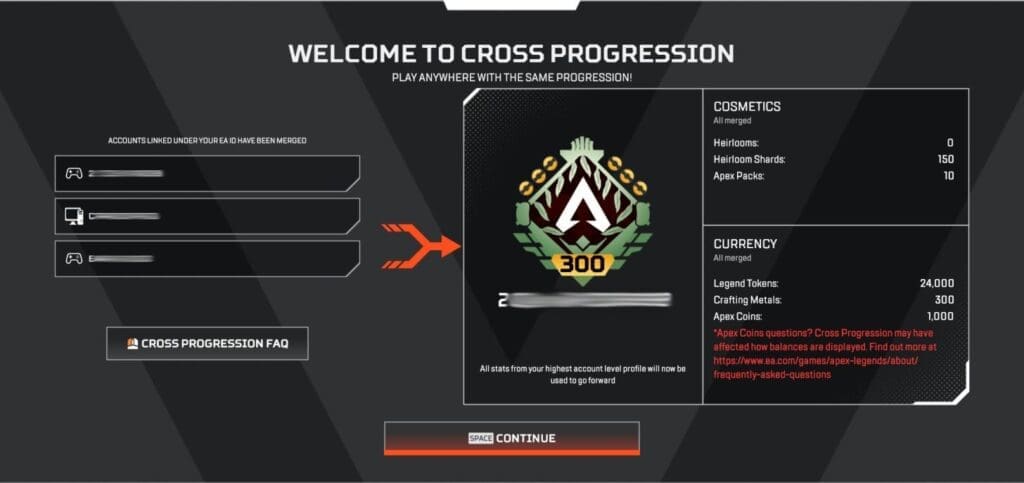 How to Enable Cross Progression Apex Legends