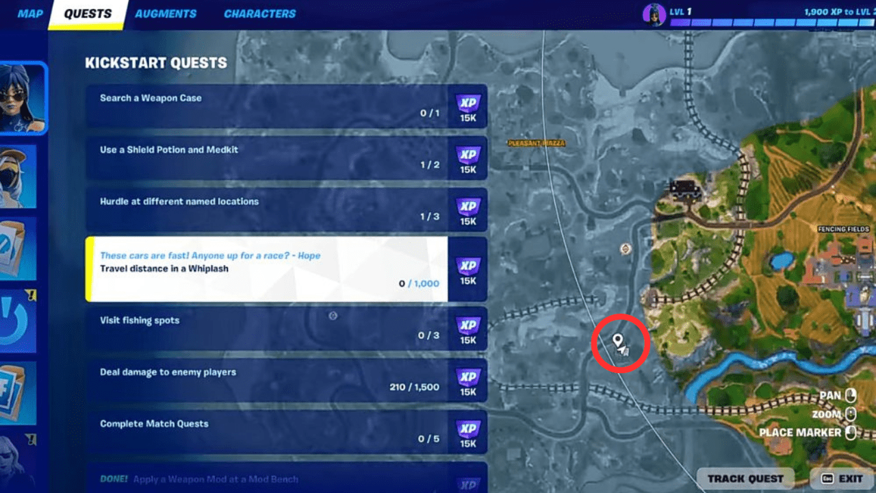 Travel Distance In A Whiplash Fortnite